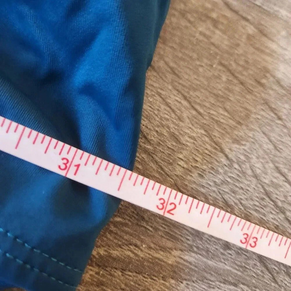 New‎ DACI Swimsuit Ruched Sides Flattering Tummy Control Teal Blue NWT SZ 20W - Picture 10 of 12